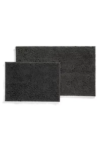 2-Pack Ultra Soft Chenille Bath Mat Set