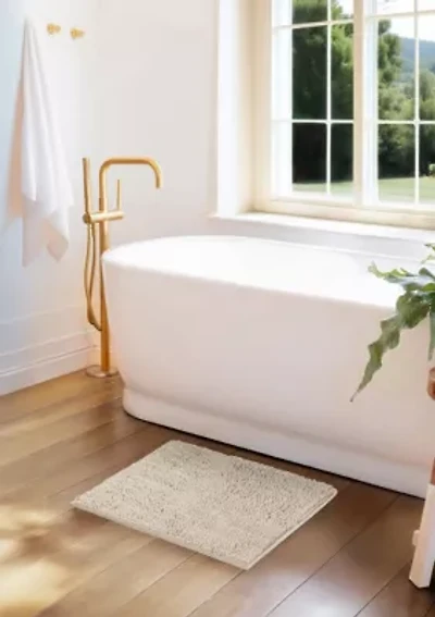 Ultra Soft 24"x 17" Chenille Bath Mat