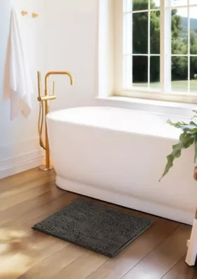Ultra Soft 24"x 17" Chenille Bath Mat