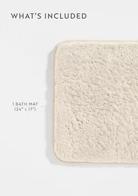 Ultra Soft 24"x 17" Plush Bath Mat