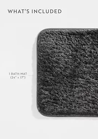Ultra Soft 24"x 17" Plush Bath Mat