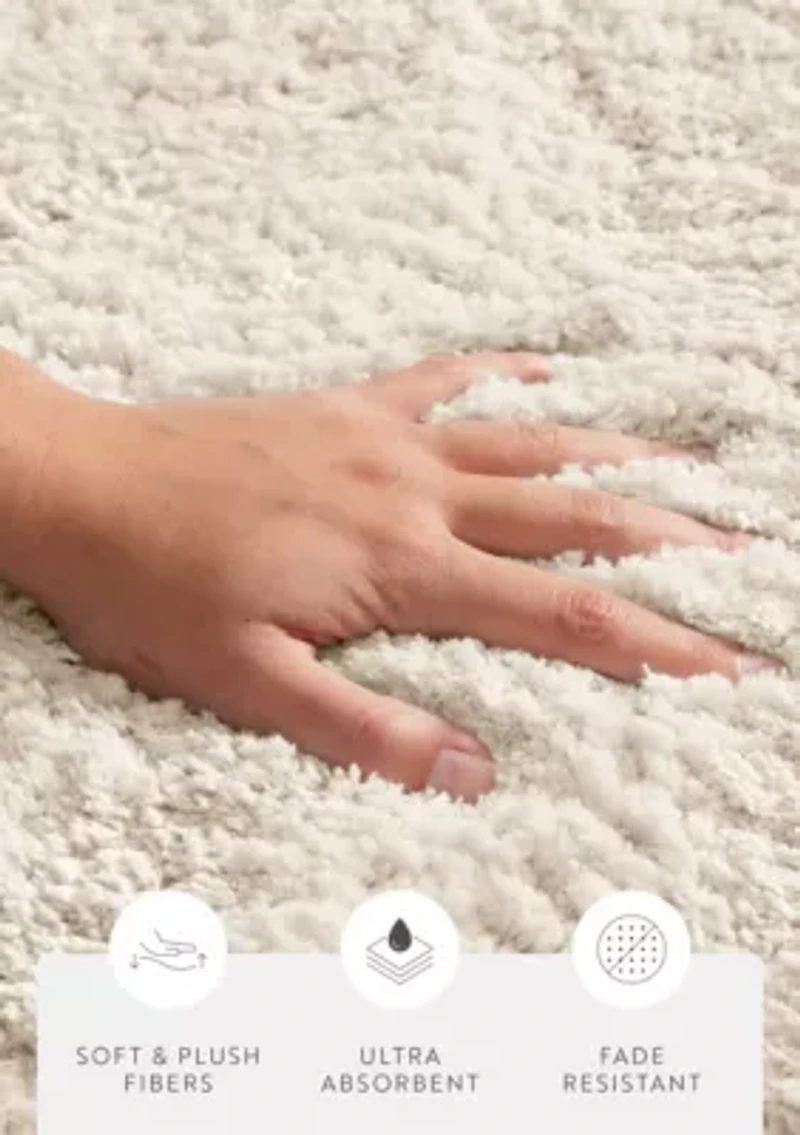 Ultra Soft 24"x 17" Plush Bath Mat