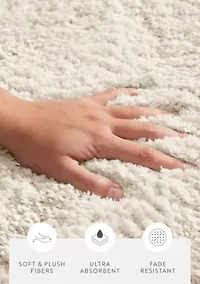 Ultra Soft 24"x 17" Plush Bath Mat