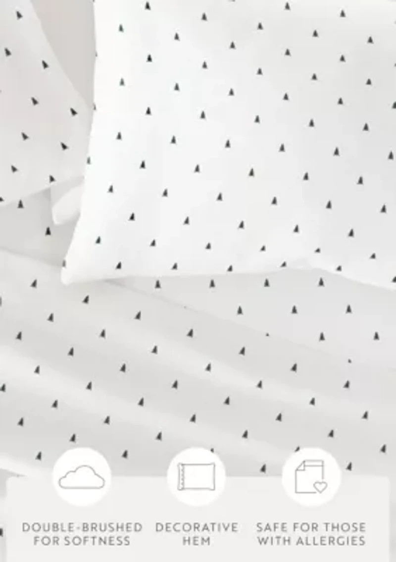 Ultra Soft Pine Tree Patterned Christmas Sheet Set