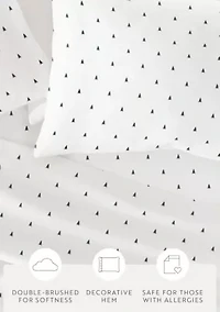 Ultra Soft Pine Tree Patterned Christmas Sheet Set