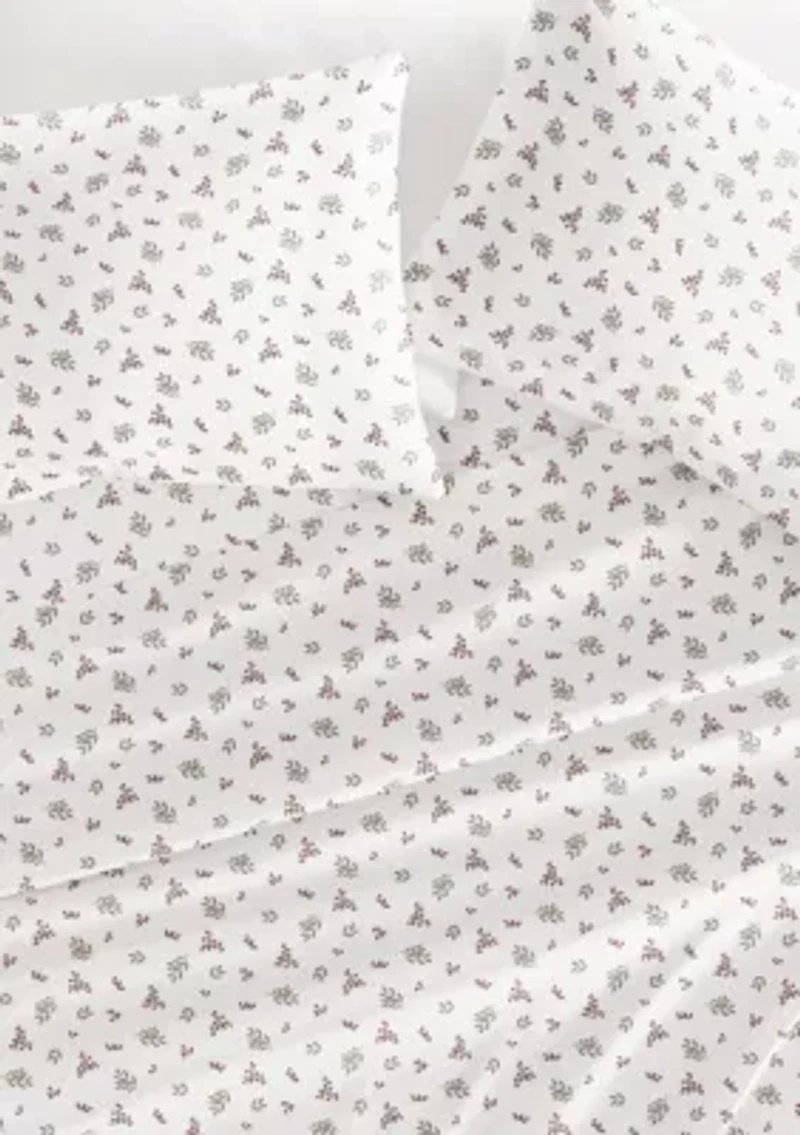 Ultra Soft Winter Berries Patterned Christmas Sheet Set