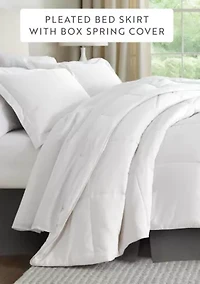 Premium Pleated Dust Ruffle Bed Skirt