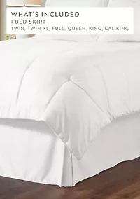 Premium Pleated Dust Ruffle Bed Skirt