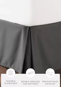 Premium Pleated Dust Ruffle Bed Skirt