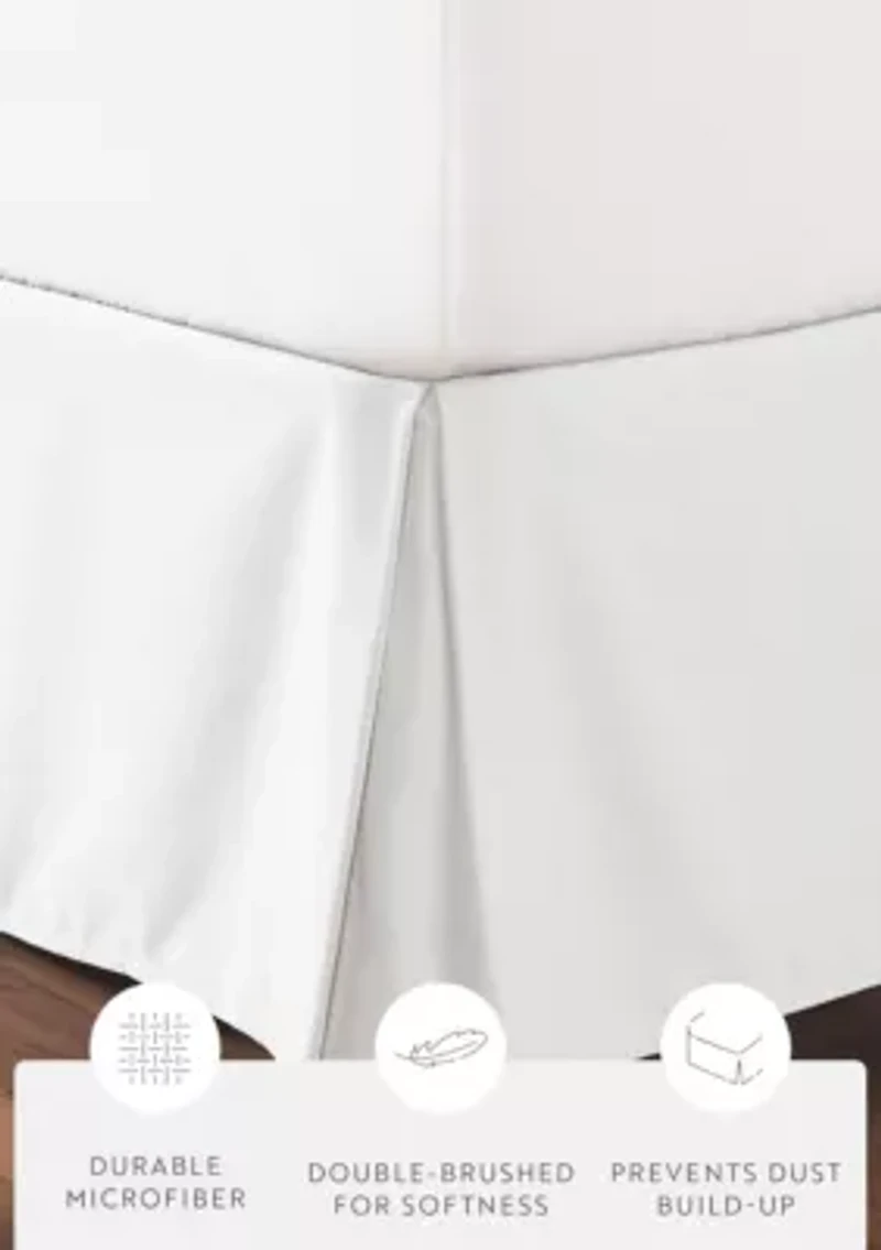 Premium Pleated Dust Ruffle Bed Skirt
