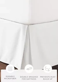 Premium Pleated Dust Ruffle Bed Skirt