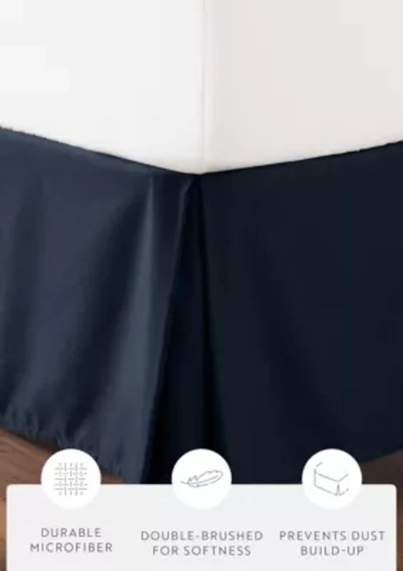 Premium Pleated Dust Ruffle Bed Skirt