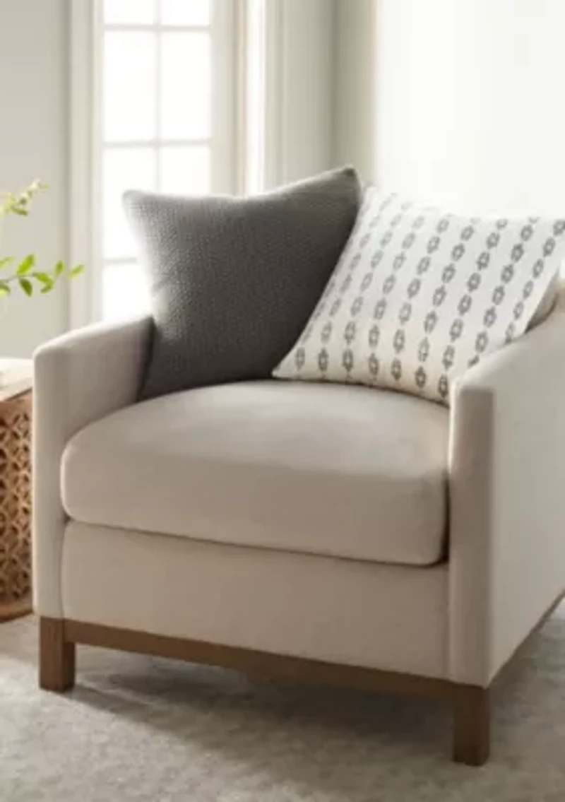 Seed Stitch Knit Décor Throw Pillow