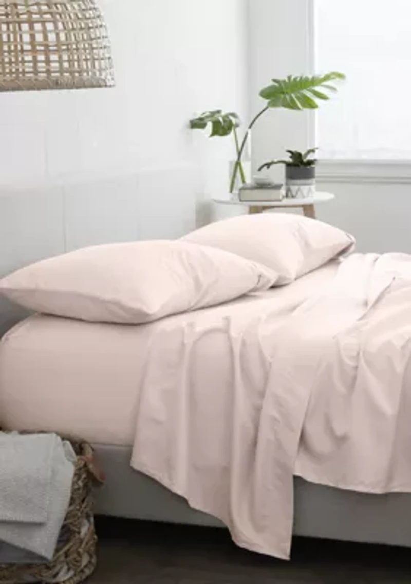 Premium Ultra Soft Wrinkle Free 4 Piece Bed Sheet Set