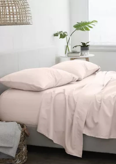 Premium Ultra Soft Wrinkle Free 4 Piece Bed Sheet Set