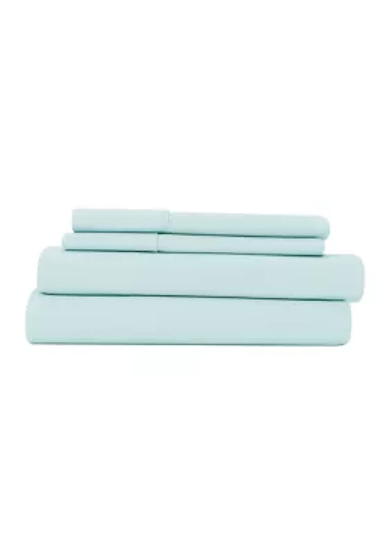 Premium Ultra Soft Wrinkle Free 4 Piece Bed Sheet Set