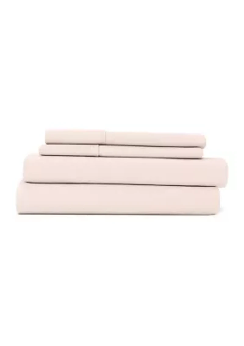 Premium Ultra Soft Wrinkle Free 4 Piece Bed Sheet Set