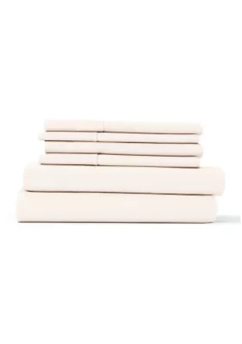 Home Collection Luxury Ultra Soft 6 Piece Bed Sheet Set