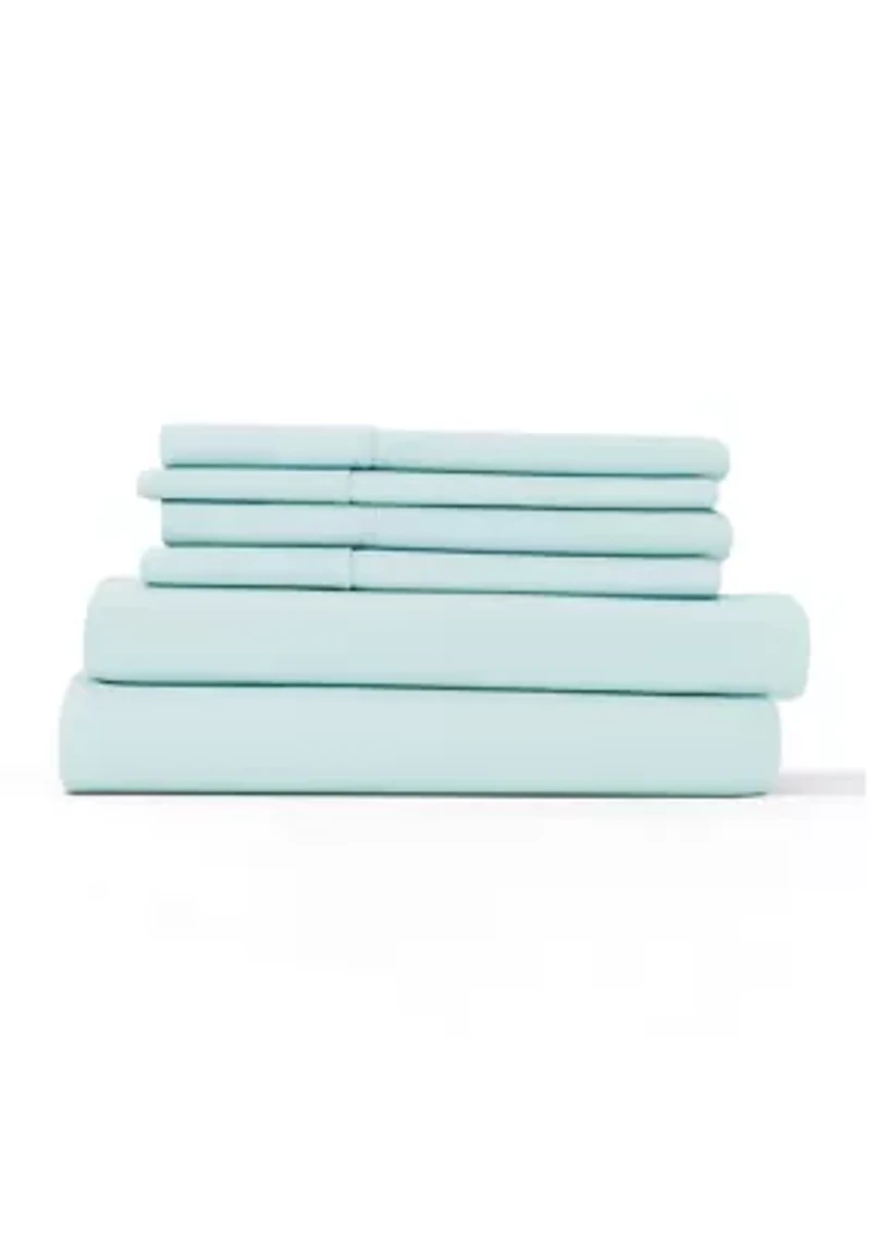 Home Collection Luxury Ultra Soft 6 Piece Bed Sheet Set