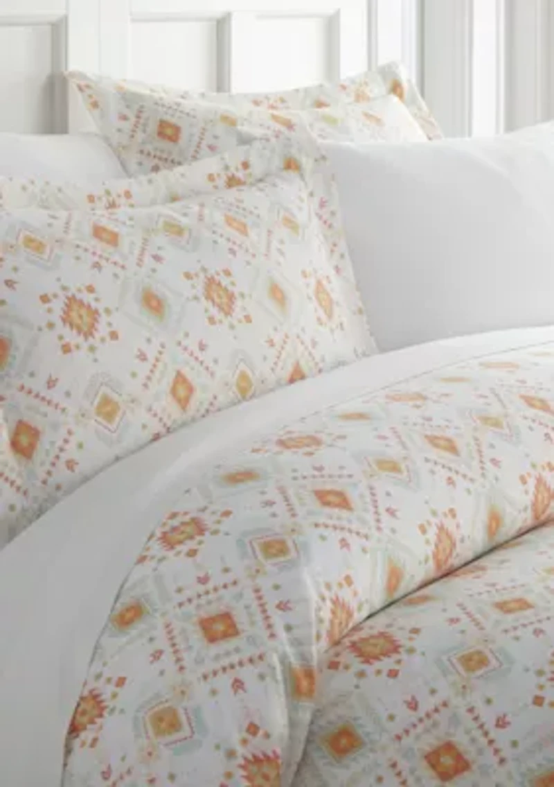 Premium Ultra Soft Aztec Dreams Pattern Duvet Cover Set