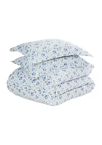 Premium Ultra Soft Blossoms Print Duvet Cover Set