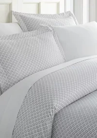 Premium Ultra Soft Polaris Pattern 3 Piece Duvet Cover Set