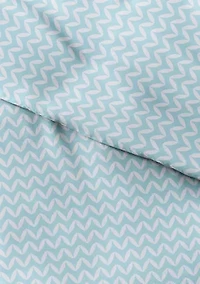 Premium Ultra Soft Puffed Chevron Print Duvet Cover Set
