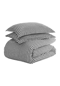 Premium Ultra Soft Ribbon Pattern Duvet Cover Set