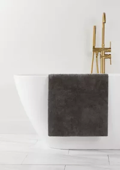 100% Cotton Reversible Solid Bath Mat