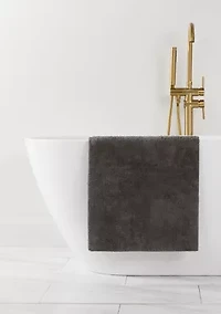 100% Cotton Reversible Solid Bath Mat