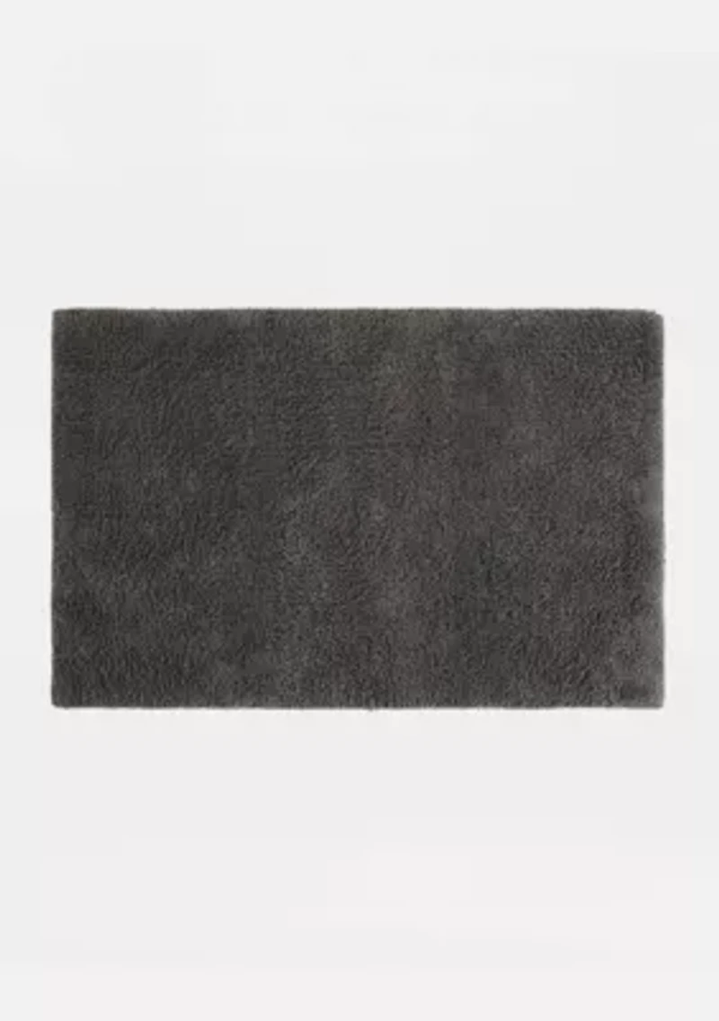 100% Cotton Reversible Solid Bath Mat