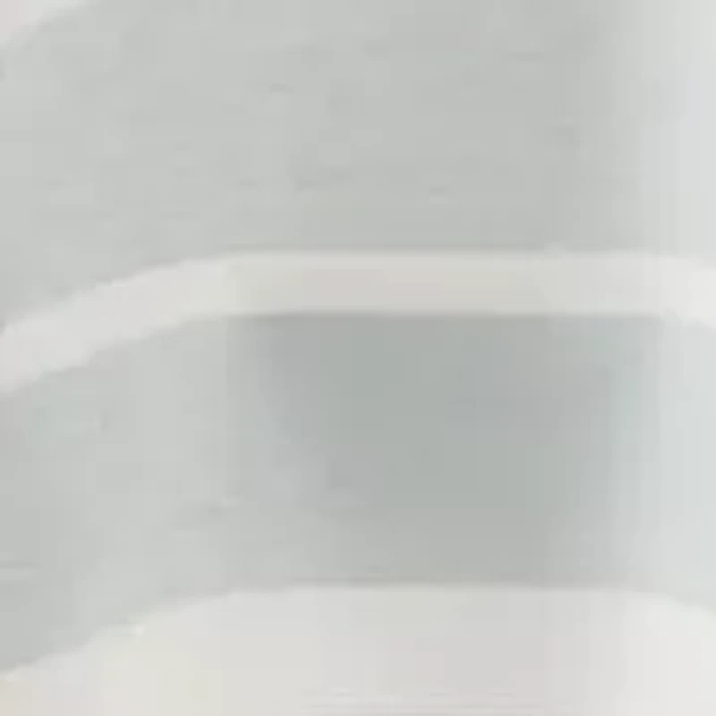 Cotton Blend Striped Shower Curtain