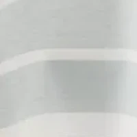 Cotton Blend Striped Shower Curtain