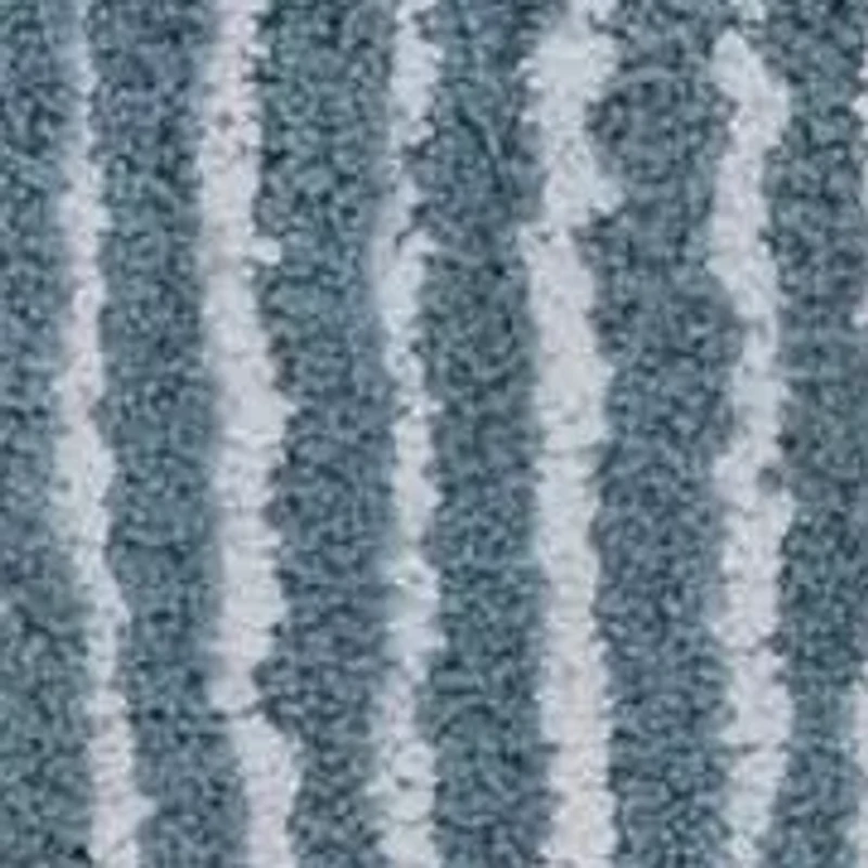 100% Cotton Pinstripe Patterned Bath Mat