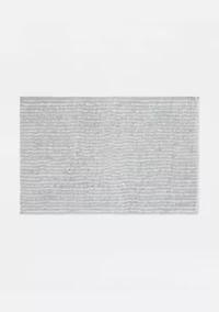 100% Cotton Pinstripe Patterned Bath Mat