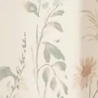 Timeless Floral Patterned Shower Curtain