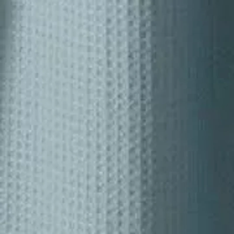 Cotton Blend Waffle Shower Curtain