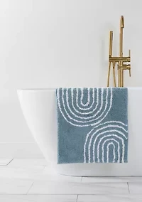 100% Cotton Modern Patterned Bath Mat
