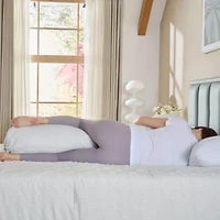 Adjustable Pregnancy Body Pillow, Smooth and Soft Cover, Shaped Full Body Maternity Pillow with Removable Cover