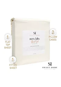 400 Thread Count Luxury Bedroom Sheet Set
