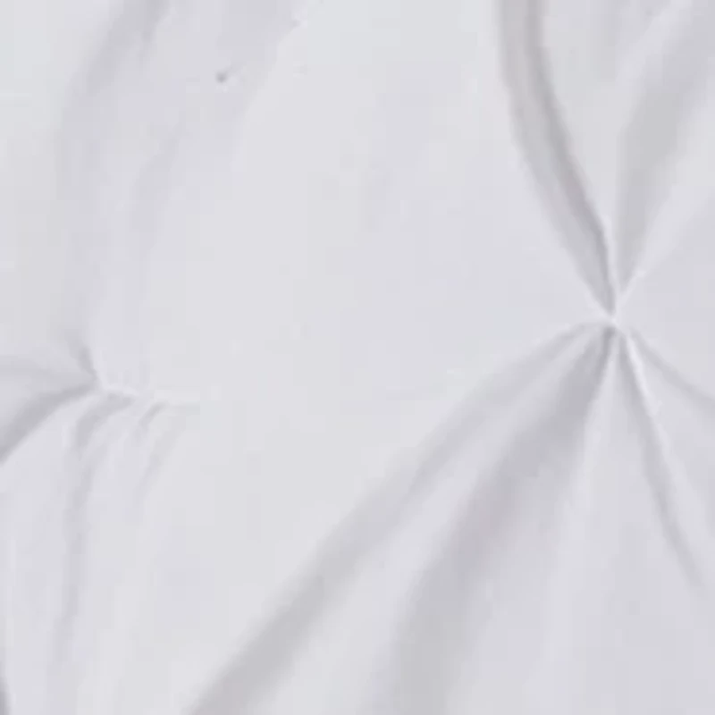 8 Piece Bed A Bag Pintuck Comforter Sheet Skirt Sham Set