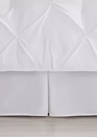 8 Piece Bed A Bag Pintuck Comforter Sheet Skirt Sham Set