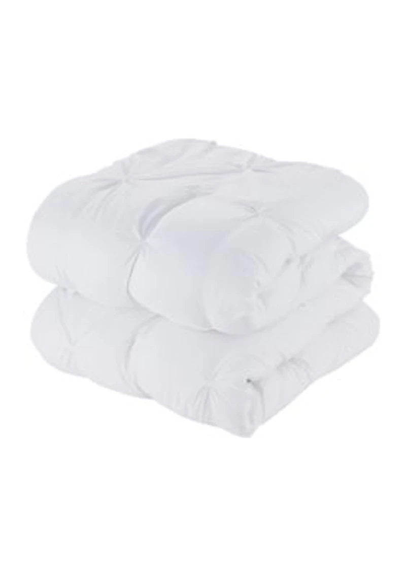 8 Piece Bed A Bag Pintuck Comforter Sheet Skirt Sham Set