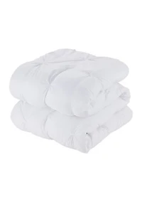 8 Piece Bed A Bag Pintuck Comforter Sheet Skirt Sham Set