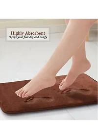 Memory Foam No Slip Back Bath Rug