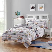 Kids Trucks Bed a Bag Comforter, Sham & Sheet Set