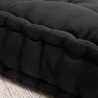 20" x Polyester Tufted Square Meditation Yoga Floor Pillow