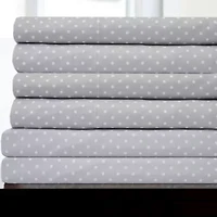 1500 Count 6 Piece Dot Print Sheet Set