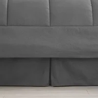 8 Piece Bed A Bag Greek Key Comforter Sheet Skirt Sham Set