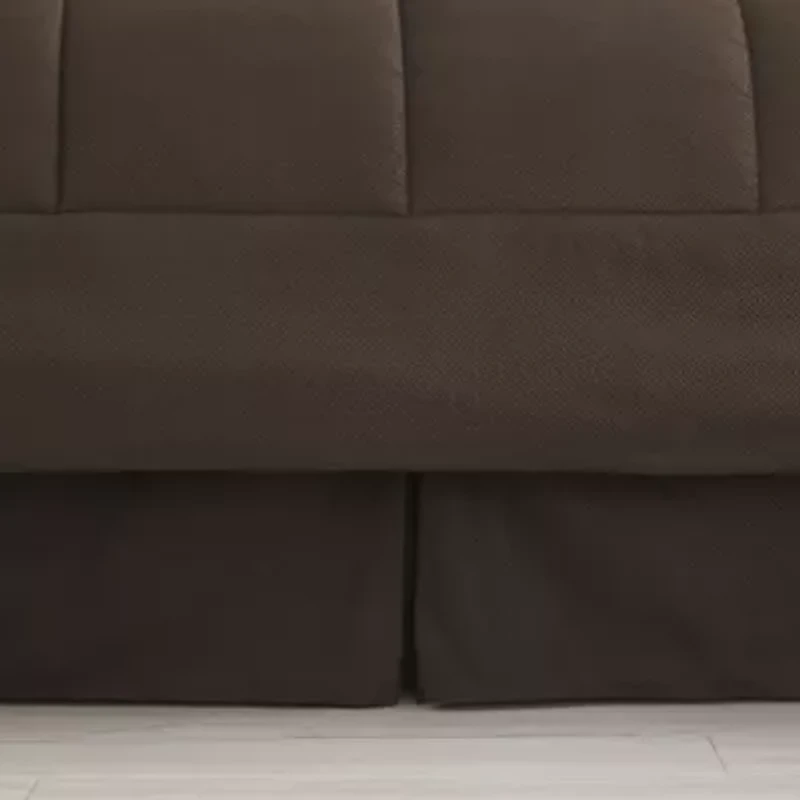 8 Piece Bed A Bag Greek Key Comforter Sheet Skirt Sham Set